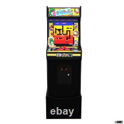 Gaming Machine Dig Dug Bandai Namco Legacy Arcade with Riser Light-Up Marquee