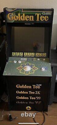 Golden Tee Arcade Machine 4-in-1 Game, Home, Dorm, Office, Man Cave
