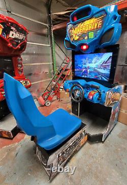 H2O Overdrive Boat Racing Arcade Driving Video Game Machine WORKS GREAT! 32 LCD