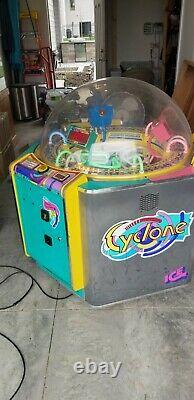 ICE Cyclone Arcade Machine Ticket Redemption Game WORKING