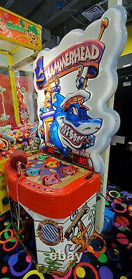 ICE Hammerhead Wacky Sharks Arcade Game Redemption Machine! WHACK A MOLE