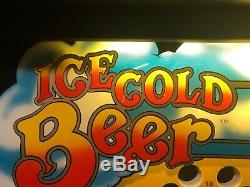 Ice Cold Beer Taito Arcade Game Machine Pinball Vintage Collectors