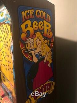 Ice Cold Beer Taito Arcade Game Machine Pinball Vintage Collectors