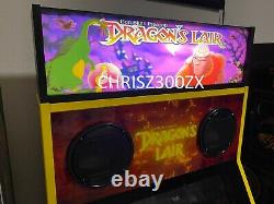IiRcade Dragon's Lair Custom Light Up LED Marquee Wood Arcade Machine + Switch