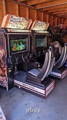Initial D4 Arcade Machine 2 units for Head to Head Racing Used Refurbished