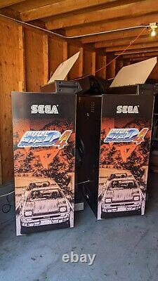 Initial D4 Arcade Machine 2 units for Head to Head Racing Used Refurbished