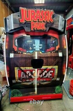 Jurassic Park 2P Shooting Dinosaur Arcade Machine Game Raw Thrills E Z Shipping