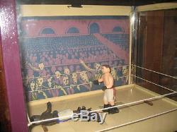 Knock Out Fighter Boxer Arcade Machine perhaps Joe Louis vs Max Schmeling 1928 c