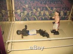 Knock Out Fighter Boxer Arcade Machine perhaps Joe Louis vs Max Schmeling 1928 c