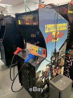 Konami Lethal Enforcers II Gun Game Video Arcade Machine