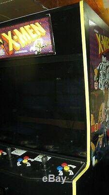 Konami X-Men Rare Dual screen 4 player arcade fighting game