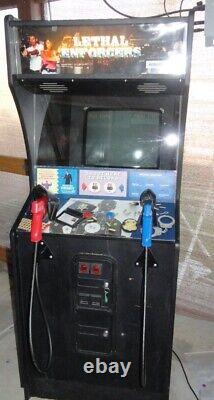 LETHAL ENFORCERS Full Size ARCADE MACHINE by KONAMI / Working with Good Sound