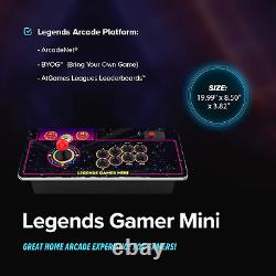 Legends Gamer Mini, Table Top Arcade Game Machine, Home Arcade, Classic Retro Vi