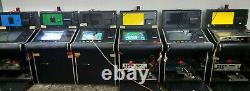 Lot of 6 Metal Sit Down Cherry Machines with Dollar Bill Acceptors and Boards