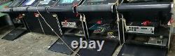 Lot of 6 Metal Sit Down Cherry Machines with Dollar Bill Acceptors and Boards