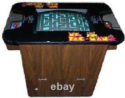 MS PAC-MAN ARCADE MACHINE COCKTAIL TABLE by MIDWAY 1981 (Excellent) RARE