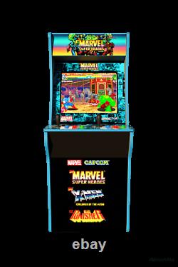 Marvel Super Heroes Arcade 1UP Retro Gaming Cabinet Machine 3 Games BRAND NEW