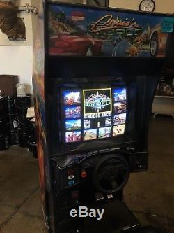 Midway Cruisn World Arcade Sit-down Driving Video Game Machine