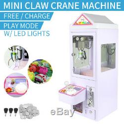 Mini Claw Crane Machine Candy Toy Grabber Catcher Carnival Charge Play Mall 110V