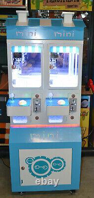 Mini Claw Double Crane Arcade Game Machine NEW Coin Operated Blue & White