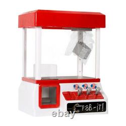 Mini Claw Machine Grabber Electronic Arcade Games for Kids Gifts Candies/Toys