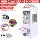 Mini Metal Case Player Claw Crane Machine Candy Toy Grabber Catcher 110v