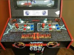 Mortal Kombat 2 arcade game machine