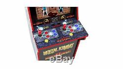 Mortal Kombat Arcade Cabinet Machine with Riser Arcade1UP Mortal Kombat 1, 2, 3