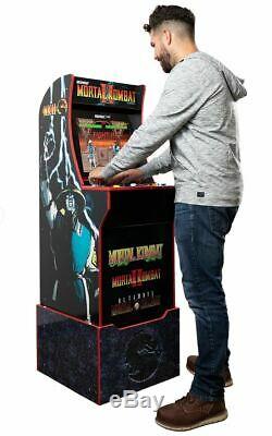 Mortal Kombat Arcade Cabinet Machine with Riser Arcade1UP Mortal Kombat 1, 2, 3