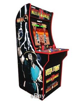 Mortal Kombat Arcade Machine Arcade1UP WithRiser (Mortal Kombat I, II, III)
