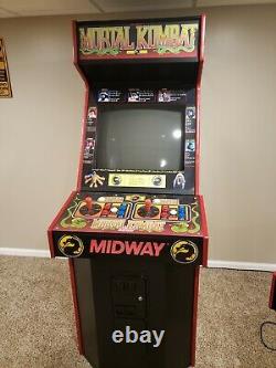 Mortal Kombat Arcade Machine Original Cabinet