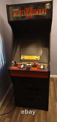 Mortal Kombat II original Arcade Machine in Mortal Kombat I case. MK2 in MK1