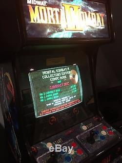 Mortal kombat ii arcade machine