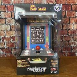 Ms. PAC-MAN Countercade Game 5-In-1 Retro Arcade Machine Video Games Pac-Man