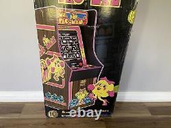 Ms PacMan 40th Anniversary 10 GAMES Arcade Light Up Miss Pac-man 45.8 Tall