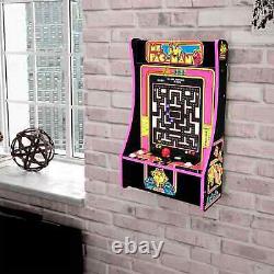 Ms. Pac-Man 40th Anniversary Retro Arcade Game Machine, Joystick, 17 Inch Screen