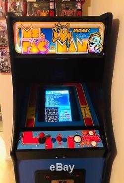 Ms. Pac-Man Arcade Machine 276-in-1 Vintage Cabinet Track Ball