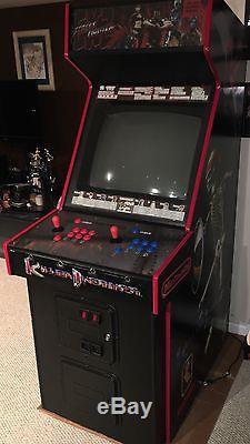 Ms Pac-Man, Donkey Kong, Frogger, Galaga, Street Fighter, Contra, arcade machine
