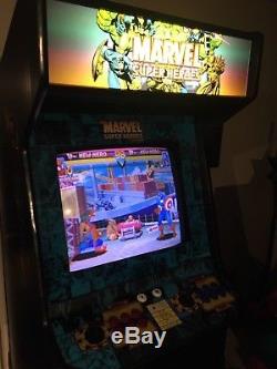 Ms Pac-Man, Donkey Kong, Frogger, Galaga, Street Fighter, Mario arcade machine
