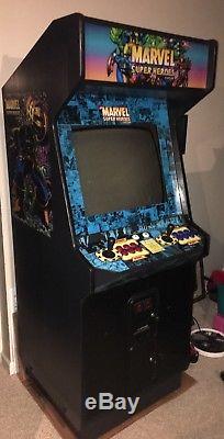 Ms Pac-Man, Donkey Kong, Frogger, Galaga, Street Fighter, Mario arcade machine