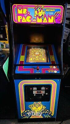 Ms Pac-Man Original Arcade Machine. Time Out Arcade. 1982. Excellent Condition