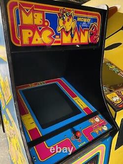 Ms Pac-Man Original Arcade Machine. Time Out Arcade. 1982. Excellent Condition