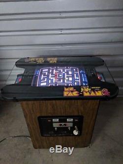 Ms Pac Man pacman Cocktail Arcade machine Warranty Original
