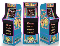 Ms Pacman Arcade Cabinet Home Gaming Machine with Riser, Arcade1Up Shipping Now