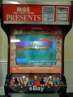 Multi Game System SNK NEO-GEO Video Arcade Machine 7 Games Samurai Shodown