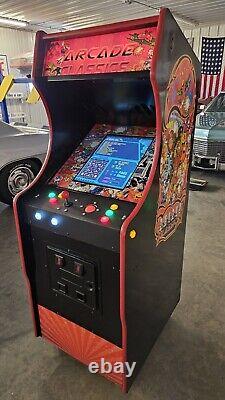 Multicade 412 Games In 1 Upright Arcade Machine Game Elf Chip Trackball 2 Player