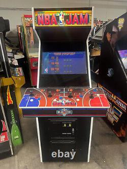 NBA JAM ARCADE MACHINE by MIDWAY 1998 (Excellent Condition)