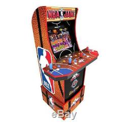 NBA JAM Arcade1Up Retro Gaming Cabinet Machine with Riser With Double Boxing Option