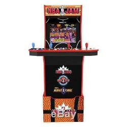 NBA JAM Arcade1Up Retro Gaming Cabinet Machine with Riser With Double Boxing Option