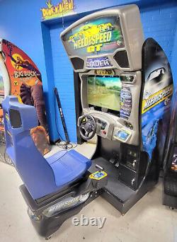 NEED FOR SPEED GT Arcade Sit Down Driving Racing Video Game 24 LCD